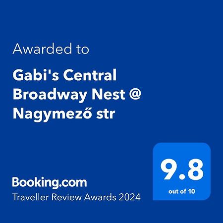 Gabi'S Central Broadway Nest @ Nagymezo Str Budapest Ngoại thất bức ảnh